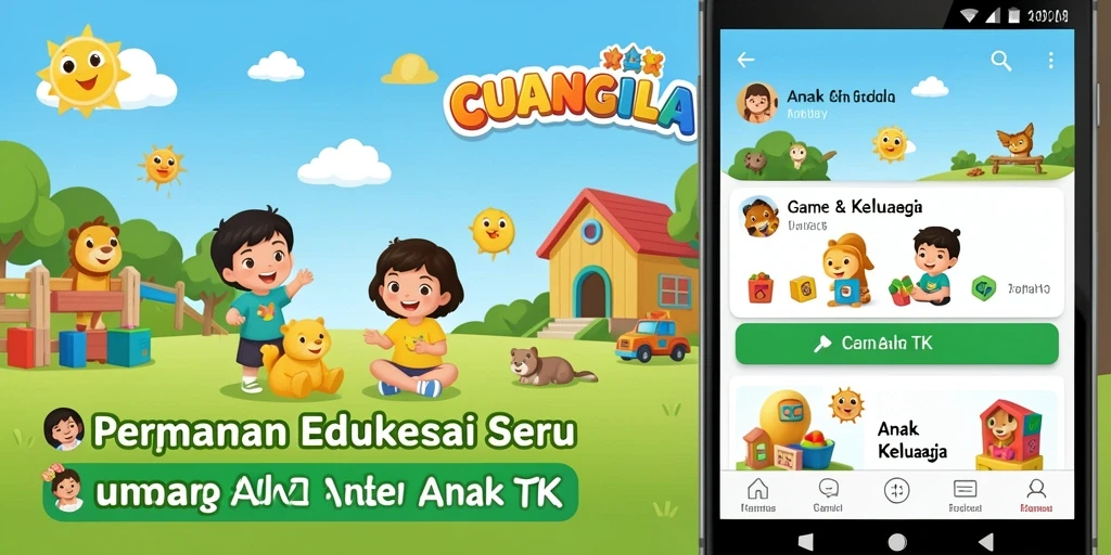 Tampilan antarmuka CUANGILA yang cerah dan ramah anak.
