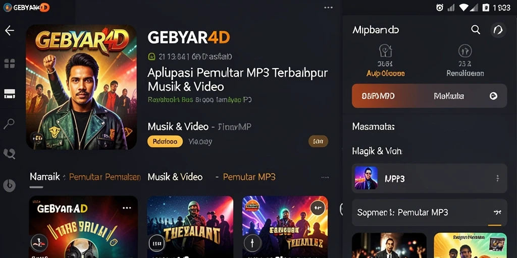 Antarmuka penggunaan GEBYAR4D yang modern dan intuitif.
