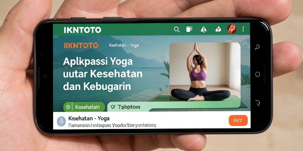 Tampilan antarmuka IKNTOTO dengan sesi Yoga yang menarik.