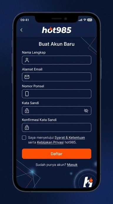 Cara Mudah Daftar Akun Hot985 untuk Pengguna Android